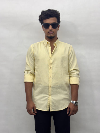 Yellow Cotton Shirt