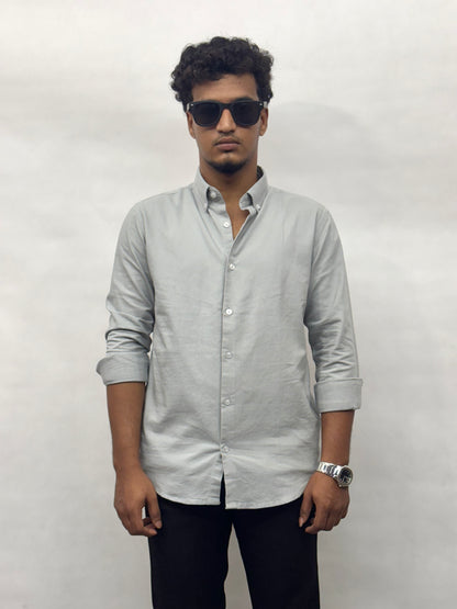 Grey Cotton Shirt