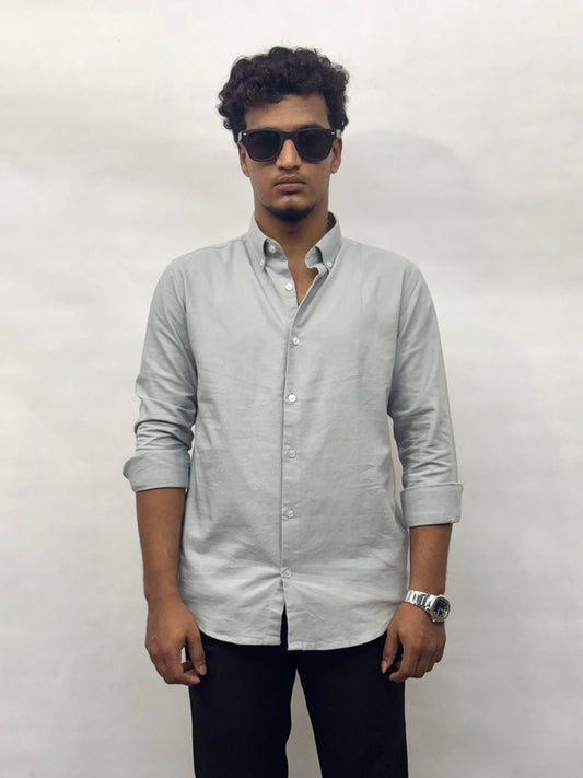 Grey Cotton Shirt