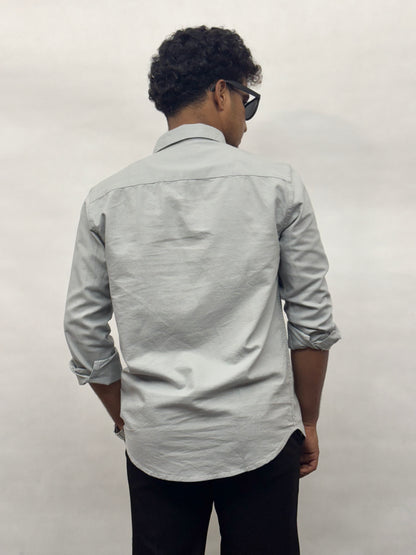 Grey Cotton Shirt