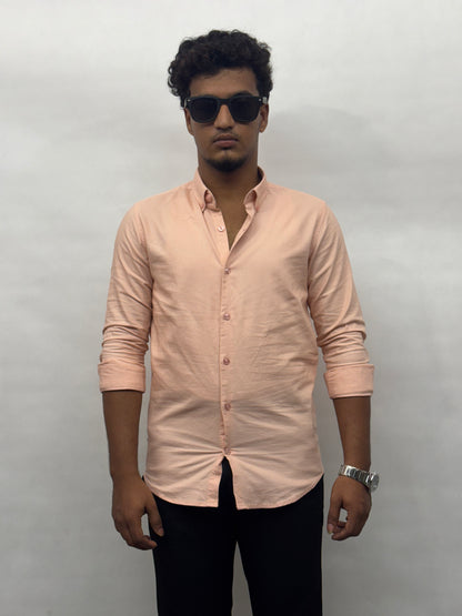 Orange Cotton Shirt