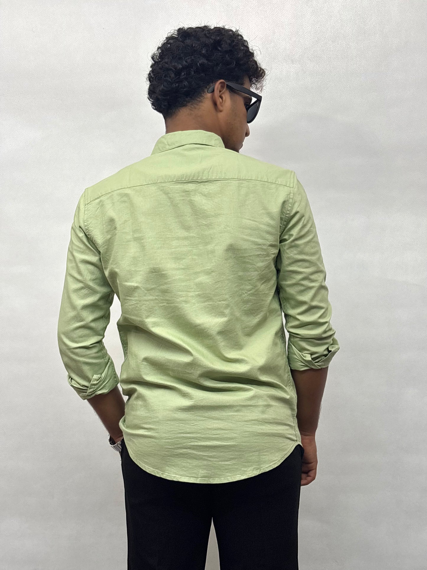 Green Cotton Shirt