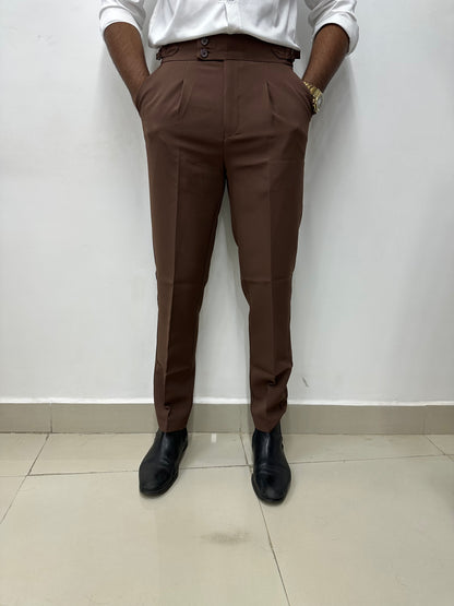 Cocoa Brown Gurkha Pants