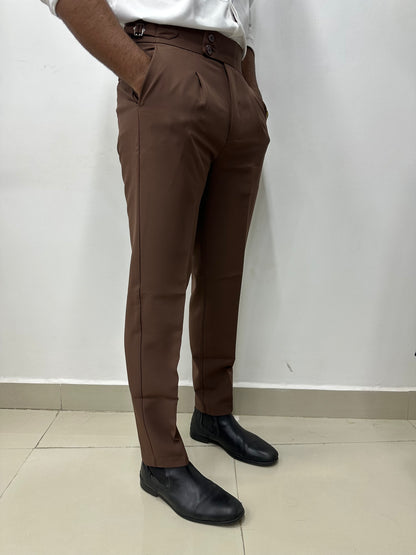 Cocoa Brown Gurkha Pants