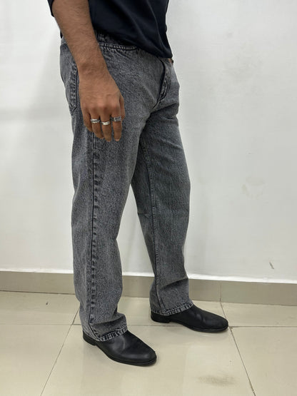 Dark Grey Baggy Fit Jeans