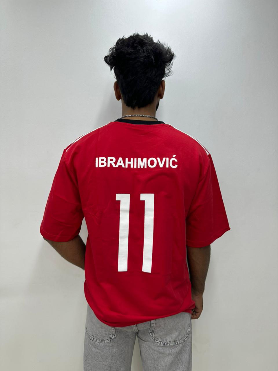 Red Football Oversized T-Shirt