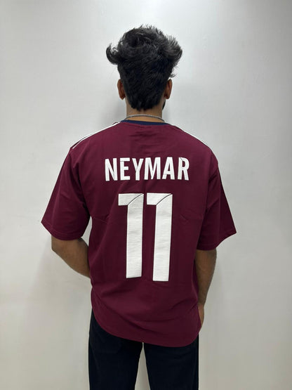 Red & Blue Football Oversized T-Shirt