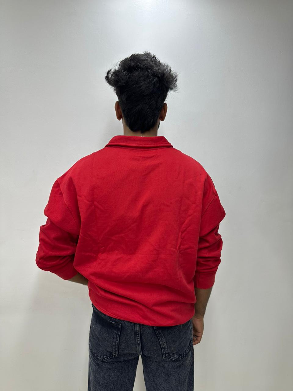 Red Motorsport Half-Zip Pullover