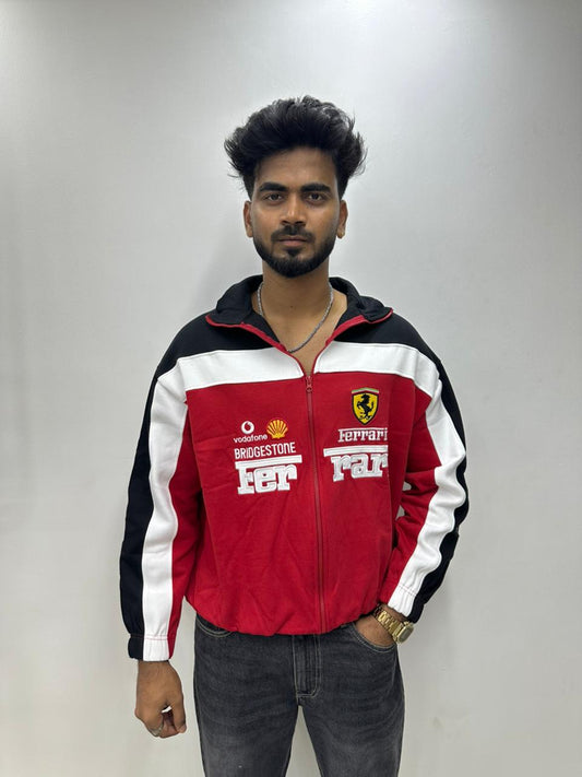 Midnight Red Racer Jacket