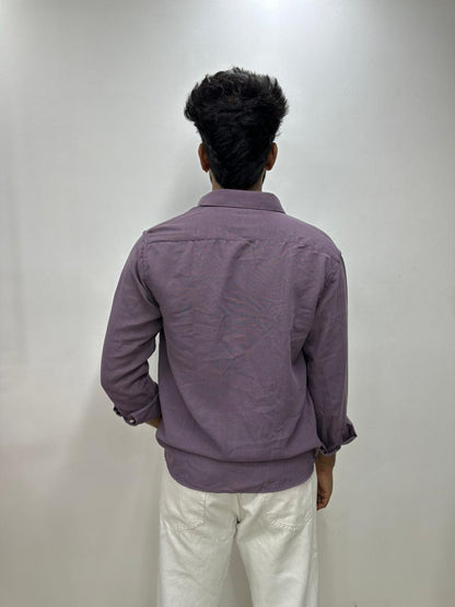 Lavender Linen Shirt