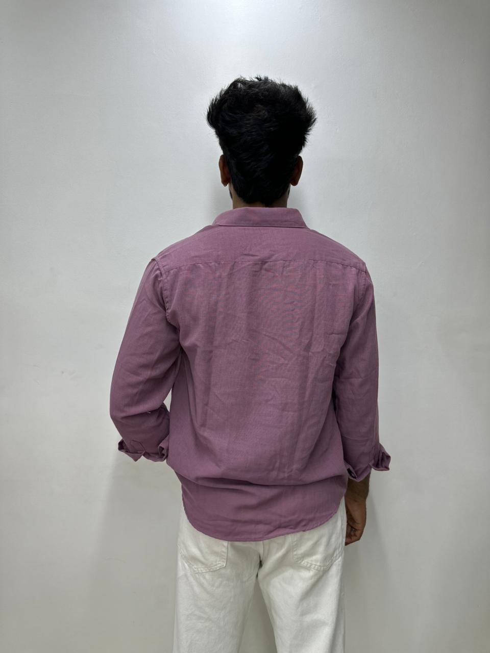 Vintage Rosewood Linen Shirt