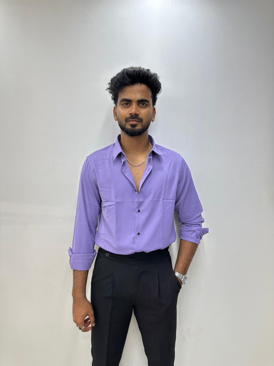 Lavender Liquid Shirt