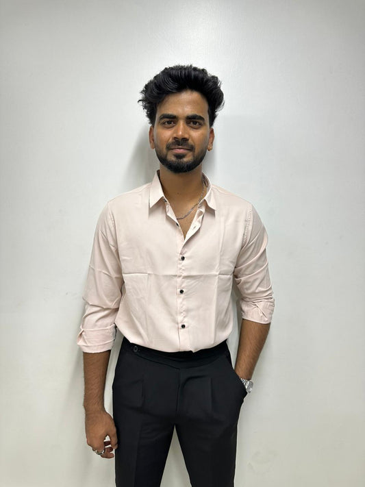 Beige Liquid Shirt